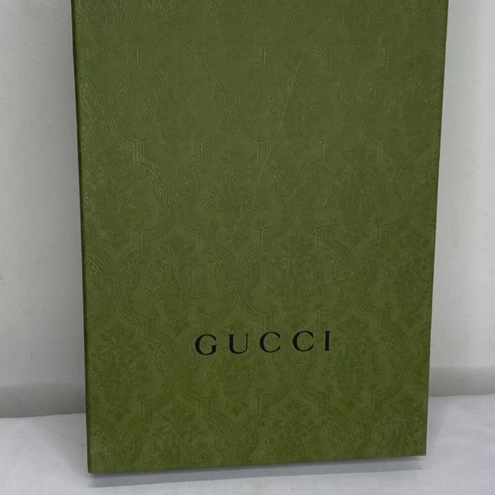 Gucci Womens Sandals Pistachio Green Size 7 Charlotte Nappa GG Buckle Heeled - Picture 9 of 13